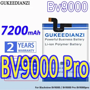  Nagy kapacitású GUKEEDIANZI akkumulátor 7200mAh Blackview BV9000 Pro készülékhez