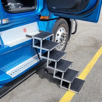 Steps kutya rámpa kisállat lépcső összecsukható lépcső csúszásmentes felülettel alumínium Fram macska kutya létra ágyakhoz teherautók Autó SUV támogatás 200 font