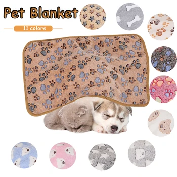 Téli kisállat alvó takaró puha flanel kutya takaró meleg lélegző macskatakaró takaró kényelmes hálólap szőnyeg kisállat tárgyak