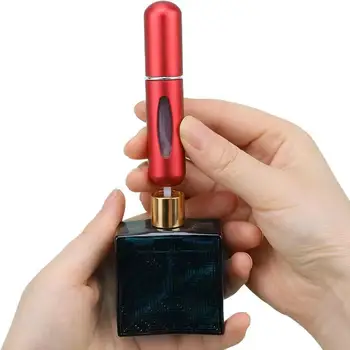 5ml újratölthető hordozható utazási mini porlasztó parfümös palackok illóolajokhoz diffúzor arab parfümös üvegek dobozok