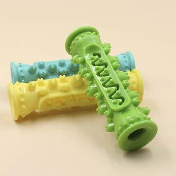 Kutya fogkefe rágójáték bot puha gumi moláris interaktív kutyák játékok kis kutyáknak tartós rágás szivárgás élelmiszer játék
