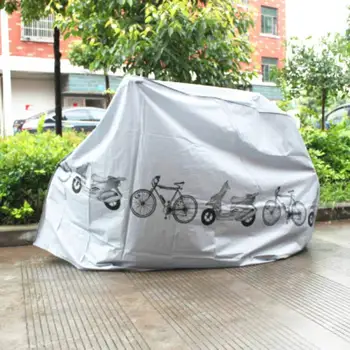 Kerékpár borító Motorkerékpár fedél Univerzális kültéri UV kerékpárvédő robogó egész évszakos vízálló eső porálló kerékpáros burkolat