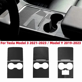 Autó középső műszerfal konzol burkolat karcvédő matrica karcmentes matrica a Tesla Model 3 2021-2023 / Model Y 2019-2023 számára