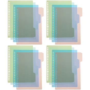32db Irodai iratrendező elválasztók Kényelmes notebook elválasztók Napi használatú lapelválasztók