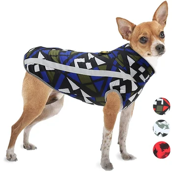 Kutyadzseki Nagy fajta kutyakabát Vízálló fényvisszaverő meleg téli ruhák nagy kutyáknak Kisállat ruhák Francia bulldog Chihuahua kabát