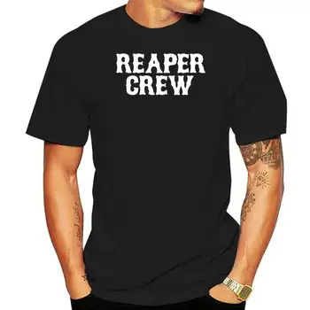 Print Férfi póló Nyári motorkerékpár rajongók Skull Reaper Crew BIG & TALL 3XL férfi póló póló