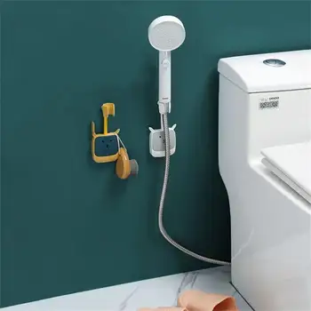 Állítható zuhanytartó állvány 360 fokos zuhanyfejtartó falra szerelhető zuhanyfej konzol Fürdőszobai támogatás Douche lyukasztómentes