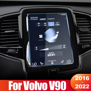 Volvo V90 V 90 2016 2017 2018 2019 2020 2021 2022 Edzett üveg navigációs képernyő / hátsó klíma légkondicionáló képernyő Film tartozékok