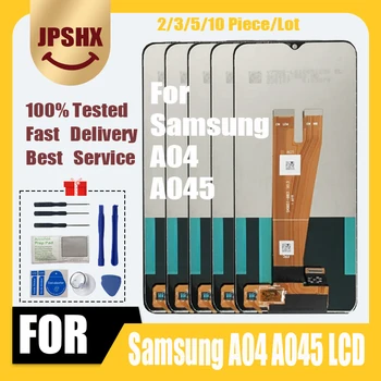 2/3/5/10 darab / tétel Samsung A045 A045F A045F A045M A045F / DS LCD kijelző érintőképernyős digitalizáló szerelvény száma / kerettel