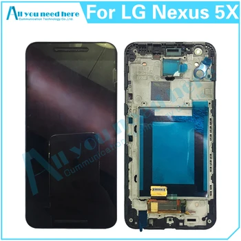 5.2 hüvelyk LG Nexus 5X H791 LCD kijelző érzékelő érintőképernyős digitalizáló szerelvény Nexus5X cseréjéhez
