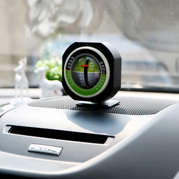 Nagy pontosságú autó Declinométer iránytű LED dőlésszögmérő Lejtőmérő mérőműszerek Jármű Autóipar Terepjáró 4x4 Tartozékok
