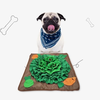 Kisállat kutya szimatoló szőnyeg kutya puzzle játék kisállat snack etetőszőnyeg unalmas interaktív játék képzés takaró tubák etető edzőszőnyeg