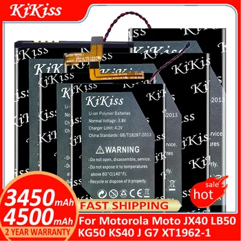KiKiss akkumulátor Motorola Moto JX40 LB50 KG50 KS40 J G7 XT1962-1 akkumulátorokhoz + ingyenes eszközök