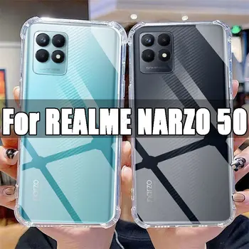 Átlátszó telefontok Realme Narzo 50 TPU átlátszó tokhoz Realme Narzo50 6.6